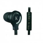 Wholesale KIK 777 Stereo Earphone Headset with Mic and Volume Control (777 Black)